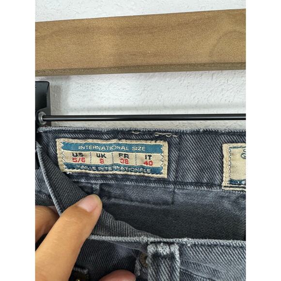 Vintage Express EXP High Rise Tapered Jeans Gray Wash Size 5/6 Made in USA - Picture 6 of 8
